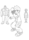 Ben 10 coloring page