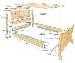 Sleigh Bed Woodworking Plan