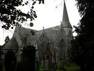 The 18th century Kirk stands alongside Borthwick Castle above the lost - via Daymix