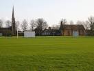 away from the school featuring the old gymnasium and St Maries church - via Daymix