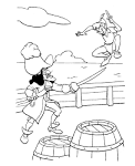 coloriage a imprimer peter pan-