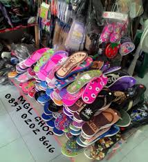 Jual Sandal Santai Wanita Slop Jepit Spon Grosir Murah Nyaman ...