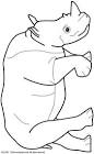 Rhinoceros coloring page