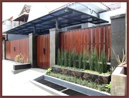 Desain Pagar Rumah Minimalis Modern