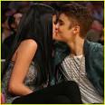 Justin Bieber Selena Gomez  Kissy Couple at Lakers Game Justin