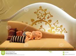 Interior Bed Design Royalty Free Stock Image - Image: 15210936