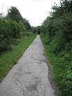 This tarmacked section of the old tram road, the Naggers, runs from Anaheim - via Daymix