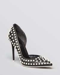 Kenneth cole Pointed Toe Dorsay Pumps York Studded High Heel in ...