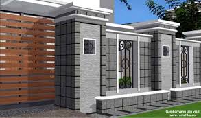 ide desain pagar rumah minimalis gaya klasik | Info Bisnis Properti