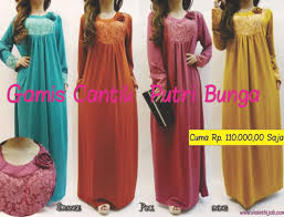 Jual Gamis Murah Dan Cantik Ratu Bunga | Jual Busana Muslim Murah ...