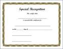 Free Printable Certificates and More