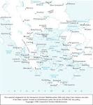 Map: Aegean Sea and Greece