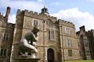 Lead sculpture of 'Venus rising from the bath' in the Green Court at Knole - via Daymix