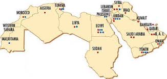 Map of Arab States
