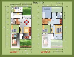Denah Rumah Minimalis Type 21 - Desain Rumah, Interior, Eksterior ...