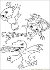Digimon coloring page