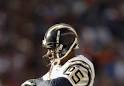 Real Stuff Sports Game Used Alex Molden San Diego Chargers Helmet