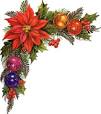 Free Christmas Clipart - Festive Wreaths and Garlands
