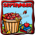 Clip Art: Month Graphic: September Color | abcteach
