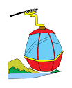 Cable Car coloring page