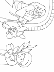 Palm Sunday coloring page