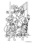 Candy coloring page