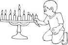 Hanukkah coloring page