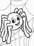 Spider coloring page