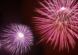 Un feu d'artifice au hasard