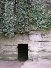 A view of the holy man's cave entrance. - via Daymix