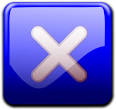 Close Button Blue clip art - vector clip art online, royalty free ...