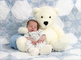 Photo of Alex Schumacher at two weeks old with Brooke the Bear. Two weeks old with his new pal \u0026quot;Brooke the Bear\u0026quot;. - AlexBrooke