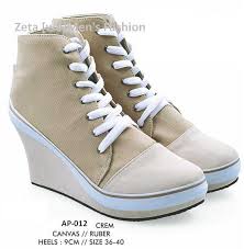 Jual sepatu wedges boots wanita,sepatu boots wedges wanita terbaru ...