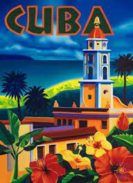 Cuba Travel Poster