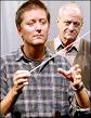 Paul Anthony McGrane, left, and David Little in "The Salvage Shop."