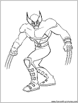 X Men coloring page