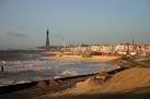 Blackpool prom. New sea defences being built, taken from South Pier - via Daymix
