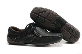Hot Sale Clarks Fire Moon Black Leather Men Casual Shoes [900108 ...