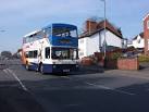 Stagecoach Warwickshire bus 16599 operating on the weekends-only U2 - via Daymix