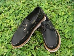 Cheap Timberland Men 2-Eye Boat Shoes Black Brown