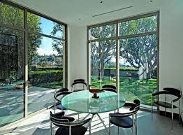 Glass coffee table