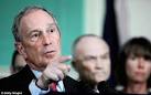 speaks at a City Hall press conference on Hurricane Irene on Friday,