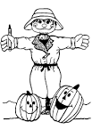 Free Printable Scarecrow Coloring Pages For Kids