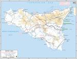 Map of Sicily July 11, 1943