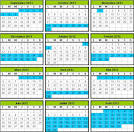 Calendrier scolaire 2011/