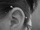 Love struck: Anyone care for an Industrial piercing?