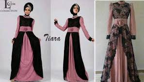 10 Contoh Model Desain Baju Muslim Brokat Terbaru 2015