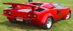 Lamborghini Countach - Red - Rear Angle