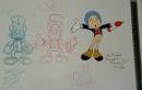 New Jiminy Cricket Rare Animation Art at Auction Oct 4 2009 at
