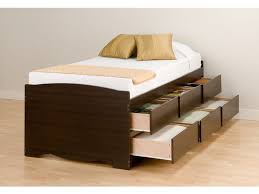 how to build a twin platform bed with drawers | Easy Woodworking Plans